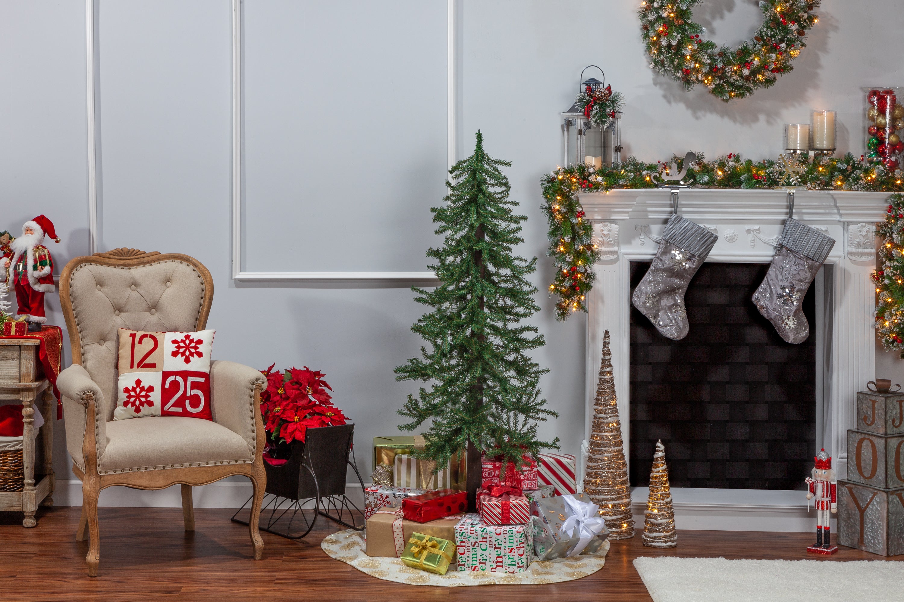 Sterling 5 ft. Unlit Rustic Alpine Tree